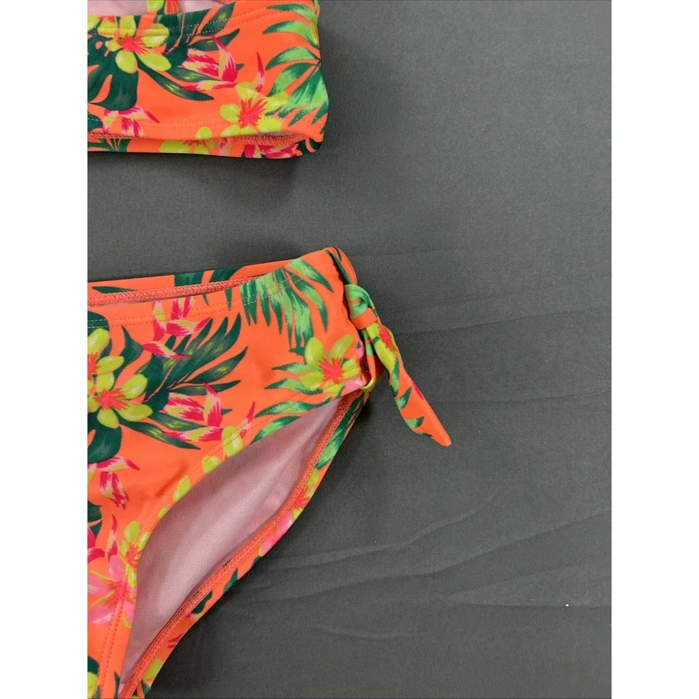 Art & Class Swimsuit Youth Girls Medium Floral